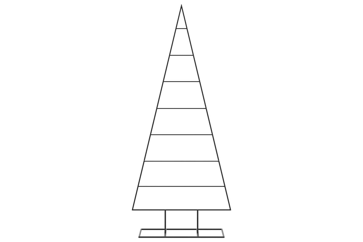 Vidaxl Metal Christmas Tree For Decoration Black 150 Cm-3