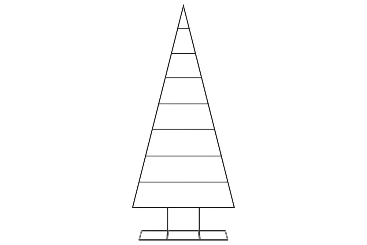 Vidaxl Metal Christmas Tree For Decoration Black 180 Cm-3