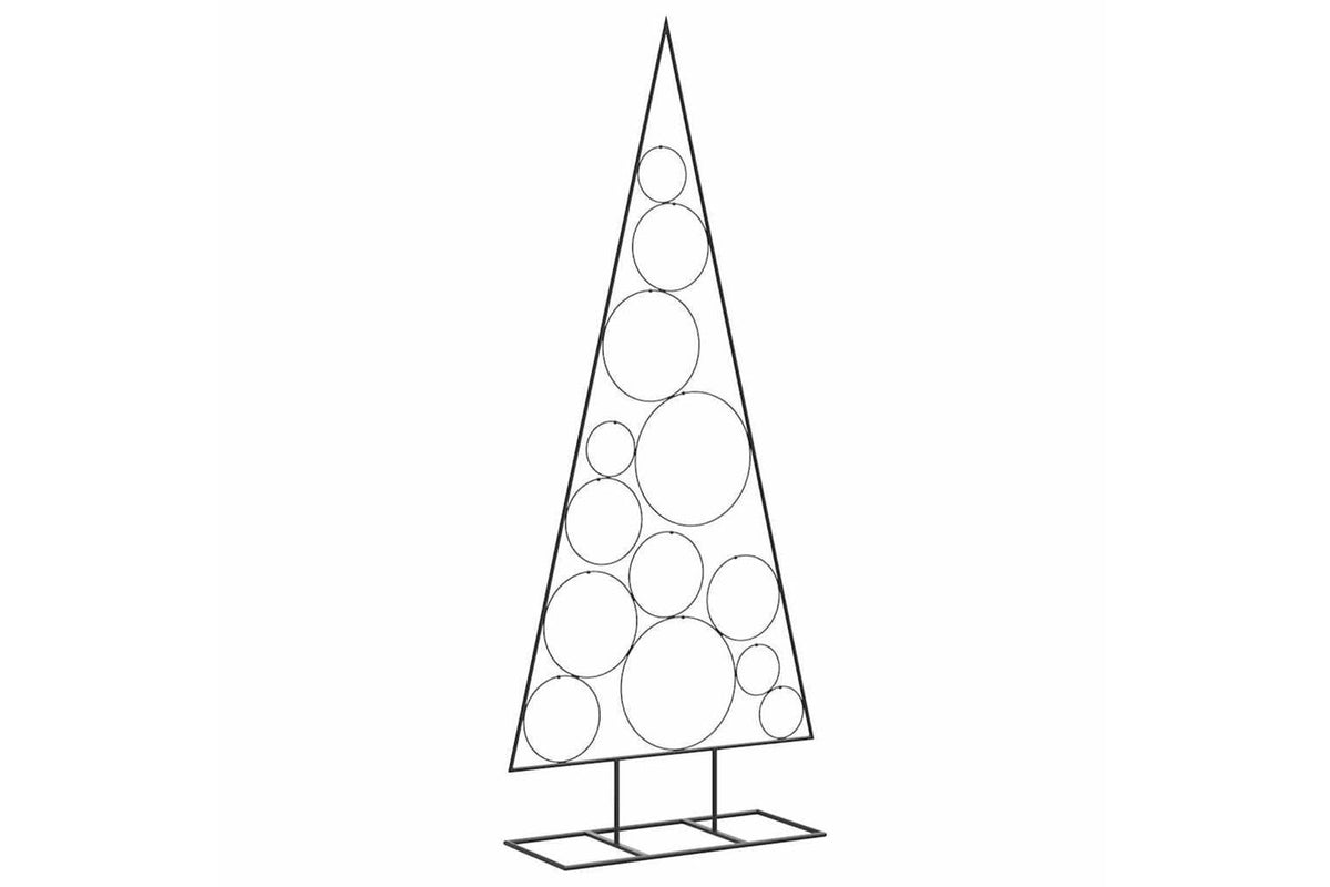 Vidaxl Metal Christmas Tree For Decoration Black 150 Cm-5