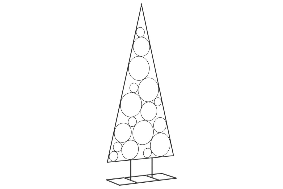 Vidaxl Metal Christmas Tree For Decoration Black 180 Cm-5