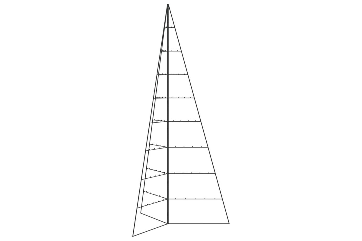Vidaxl Metal Christmas Tree For Decoration Black 210 Cm-3