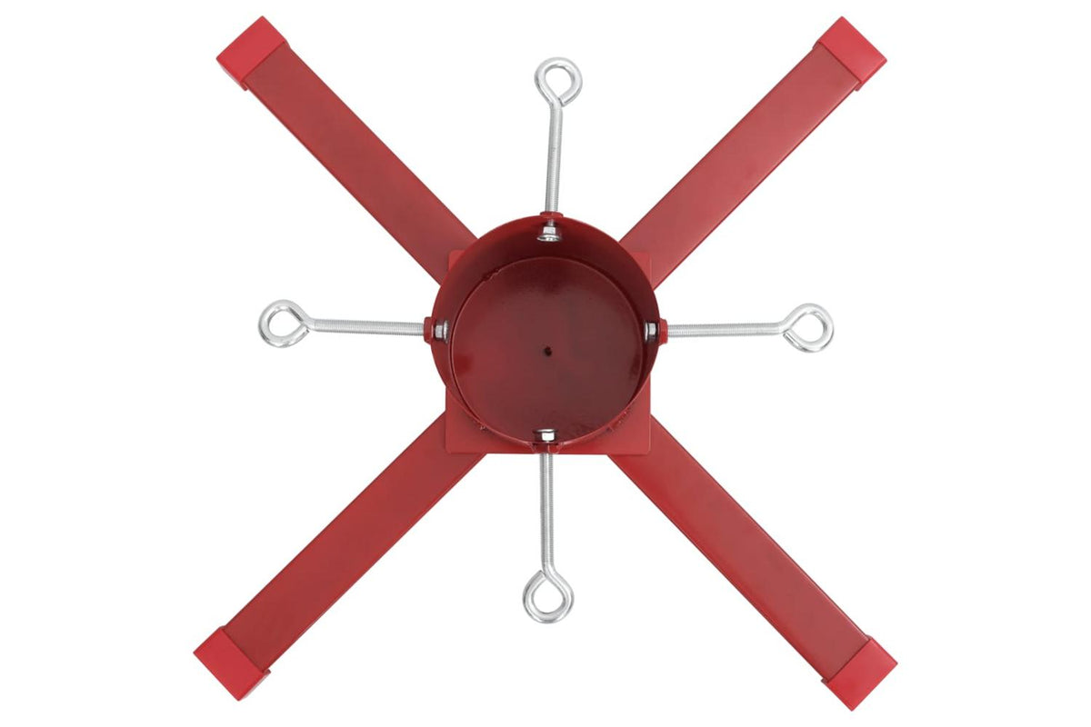 Vidaxl Christmas Tree Stand Red 61x61x155 Cm-5
