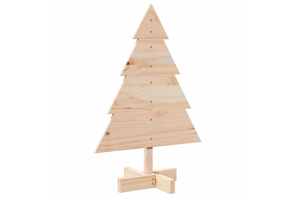 Vidaxl Wooden Christmas Tree For Decoration 70 Cm Solid Wood-2