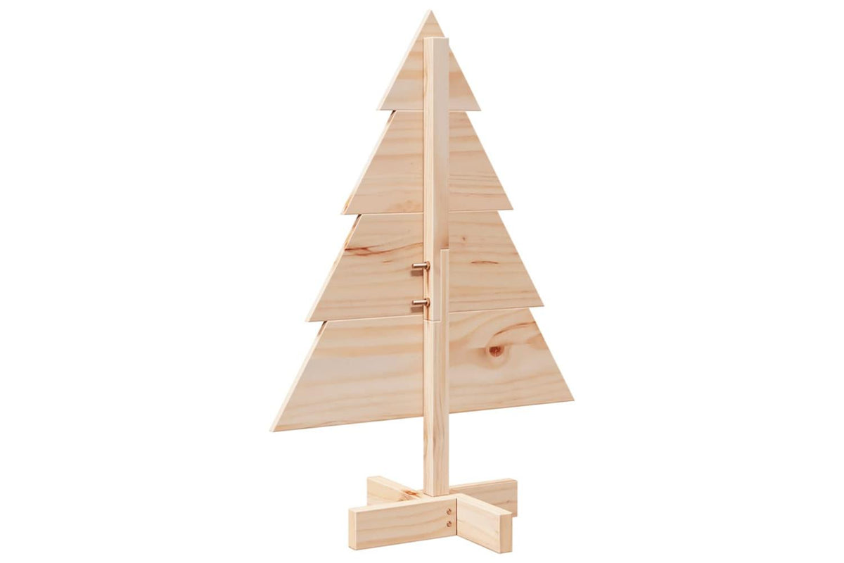 Vidaxl Wooden Christmas Tree For Decoration 70 Cm Solid Wood-5