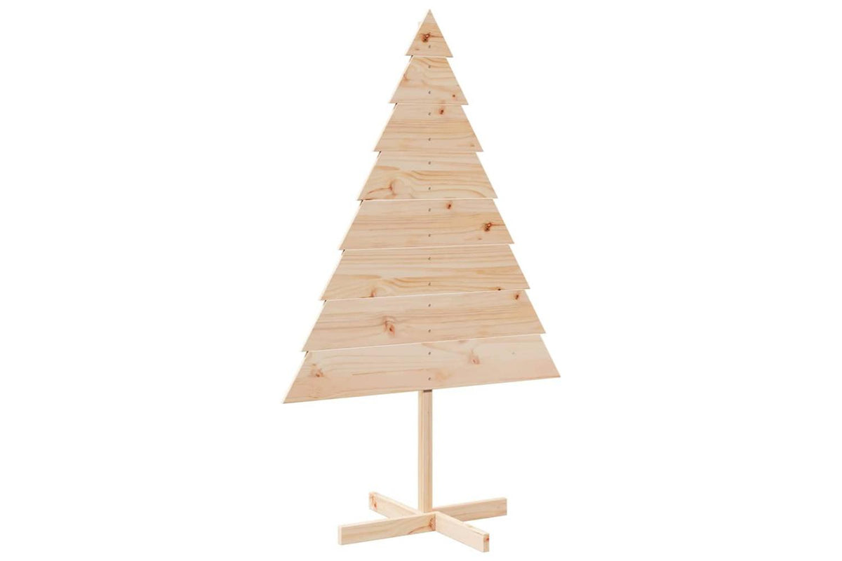 Vidaxl Wooden Christmas Tree For Decoration 150 Cm Solid Wood-2