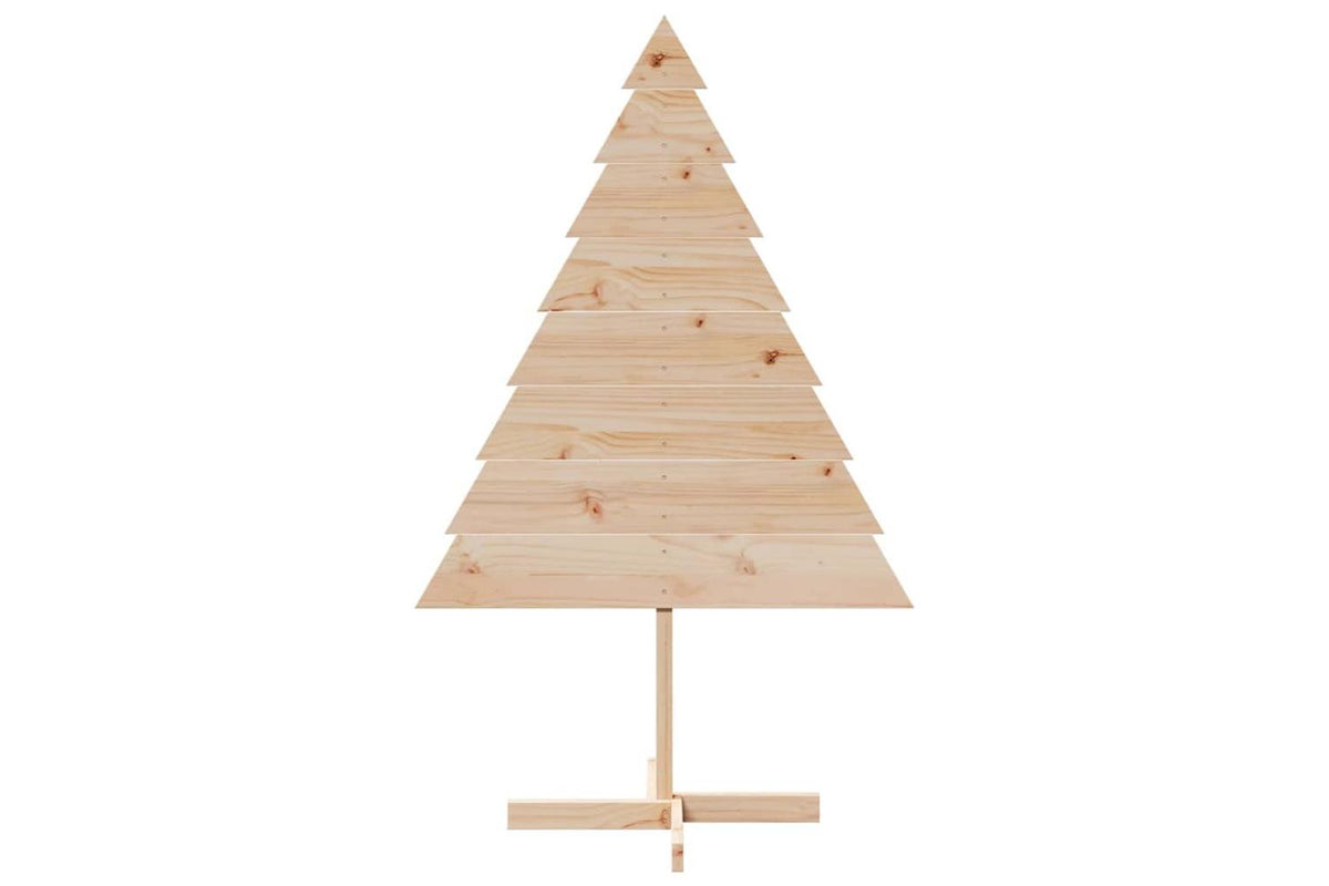 Vidaxl Wooden Christmas Tree For Decoration 150 Cm Solid Wood-3