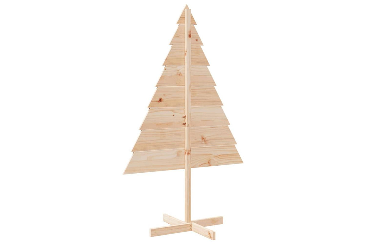 Vidaxl Wooden Christmas Tree For Decoration 150 Cm Solid Wood-5