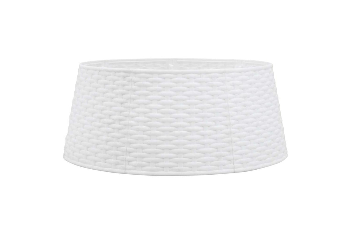 Vidaxl Christmas Tree Skirt White 56x23 Cm Plastic