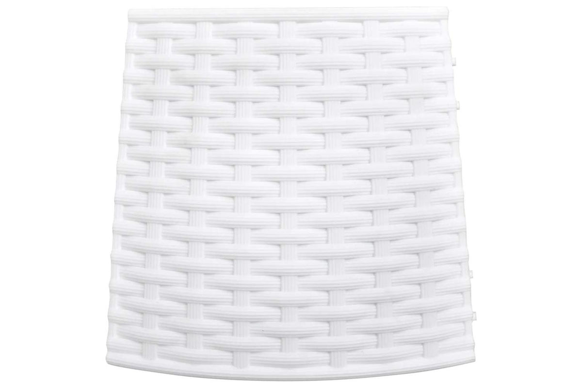 Vidaxl Christmas Tree Skirt White 56x23 Cm Plastic-4