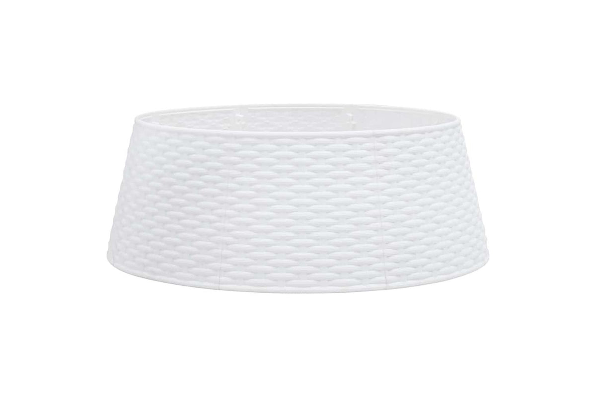 Vidaxl Christmas Tree Skirt White 65x23 Cm Plastic