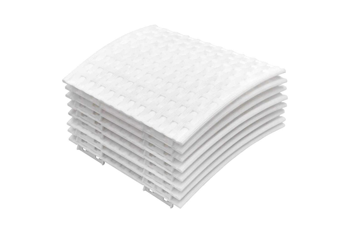 Vidaxl Christmas Tree Skirt White 65x23 Cm Plastic-3