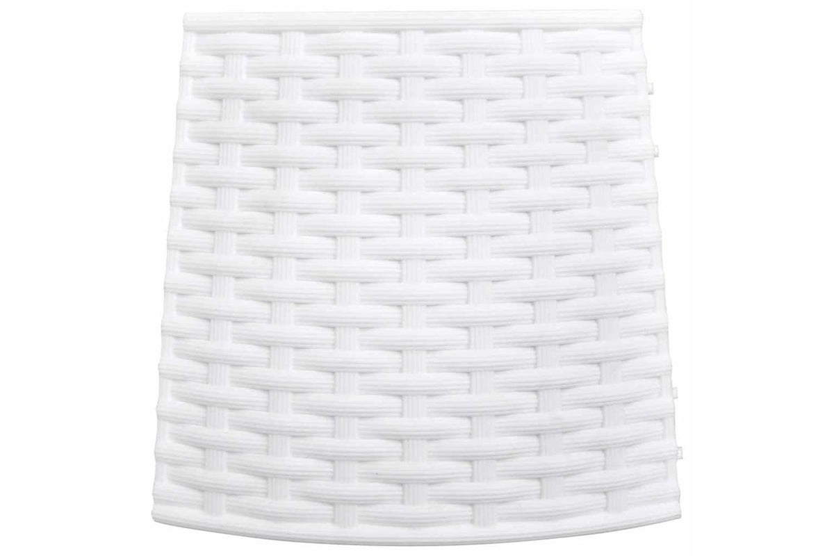 Vidaxl Christmas Tree Skirt White 65x23 Cm Plastic-4