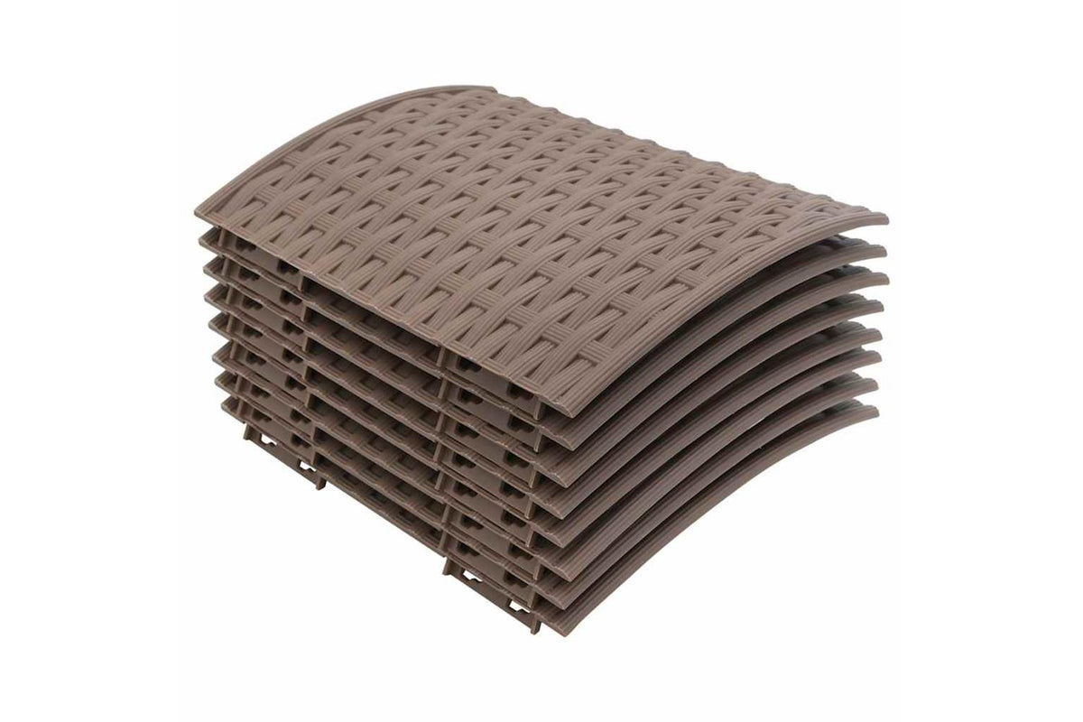 Vidaxl Christmas Tree Skirt Brown 65x23 Cm Plastic-3