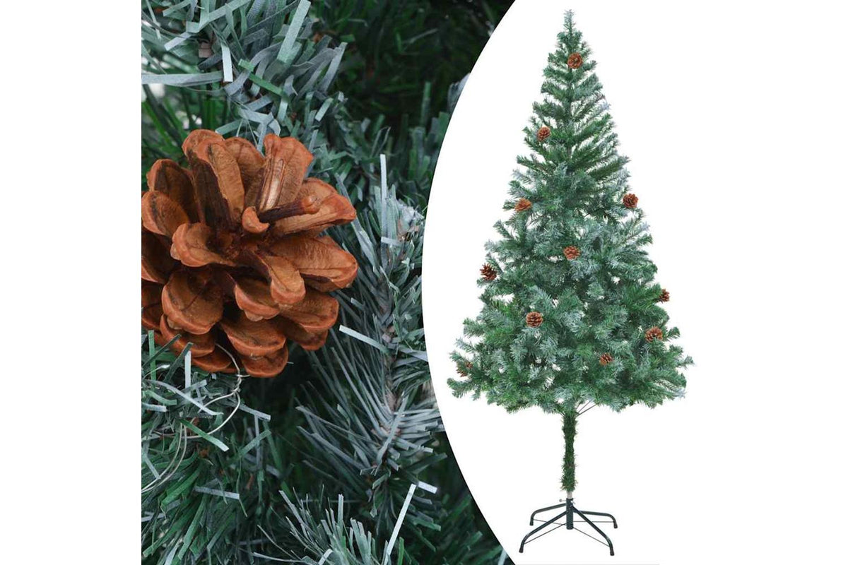 Vidaxl Artificial Christmas Tree With Pinecones 180 Cm-2