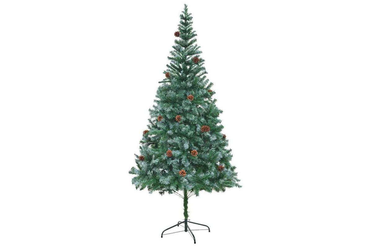 Vidaxl Artificial Christmas Tree With Pinecones 210 Cm