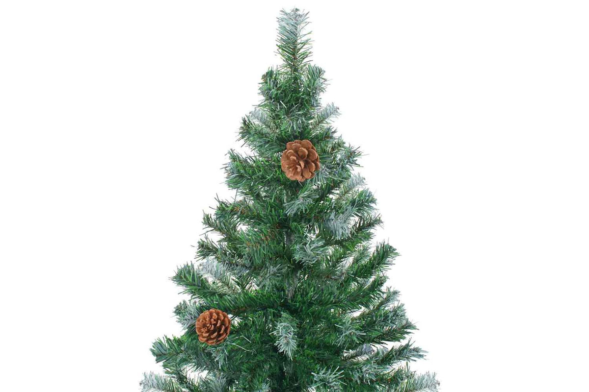 Vidaxl Artificial Christmas Tree With Pinecones 210 Cm-3
