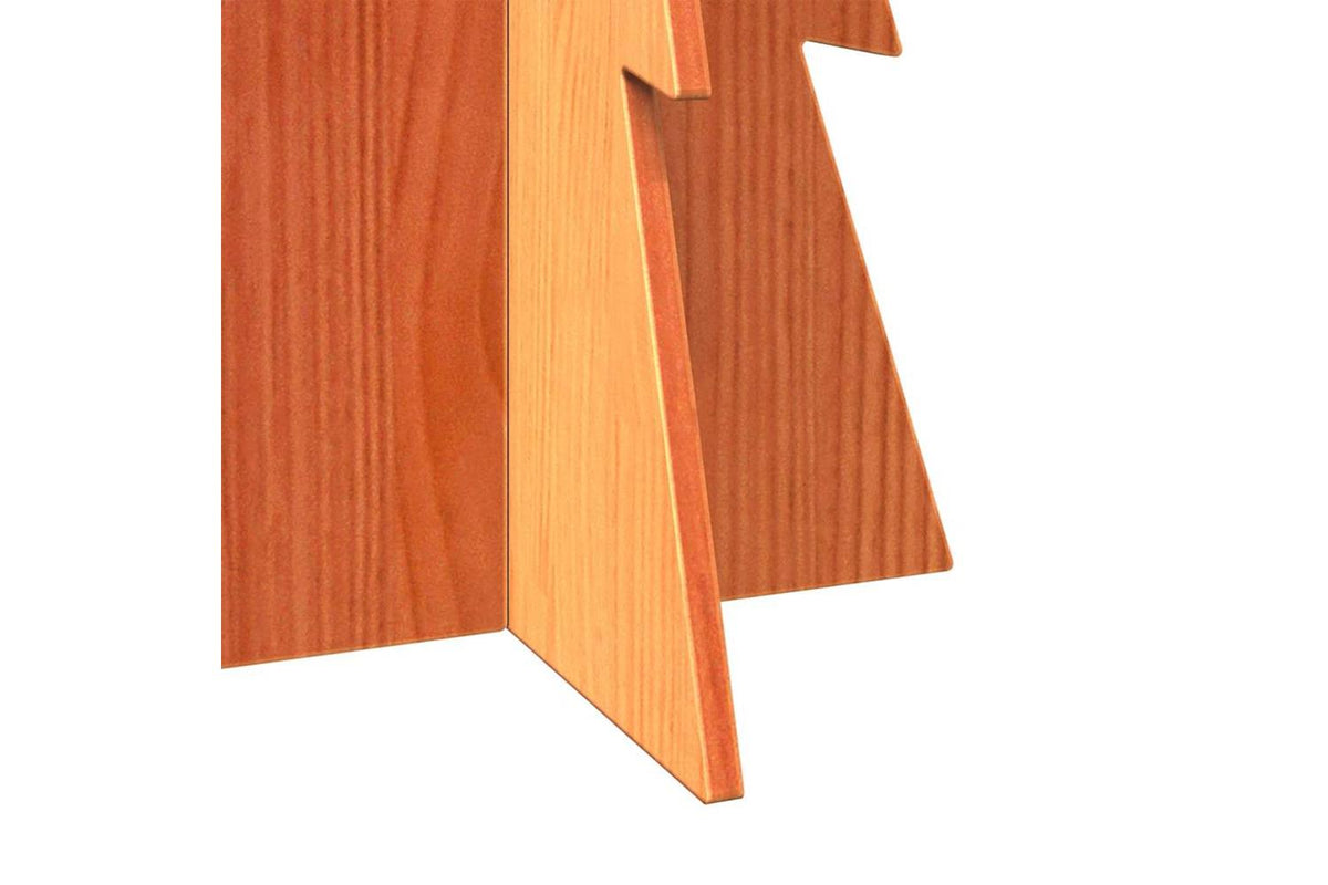 Vidaxl Wooden Christmas Tree For Decoration Wax Brown 112 Cm-6