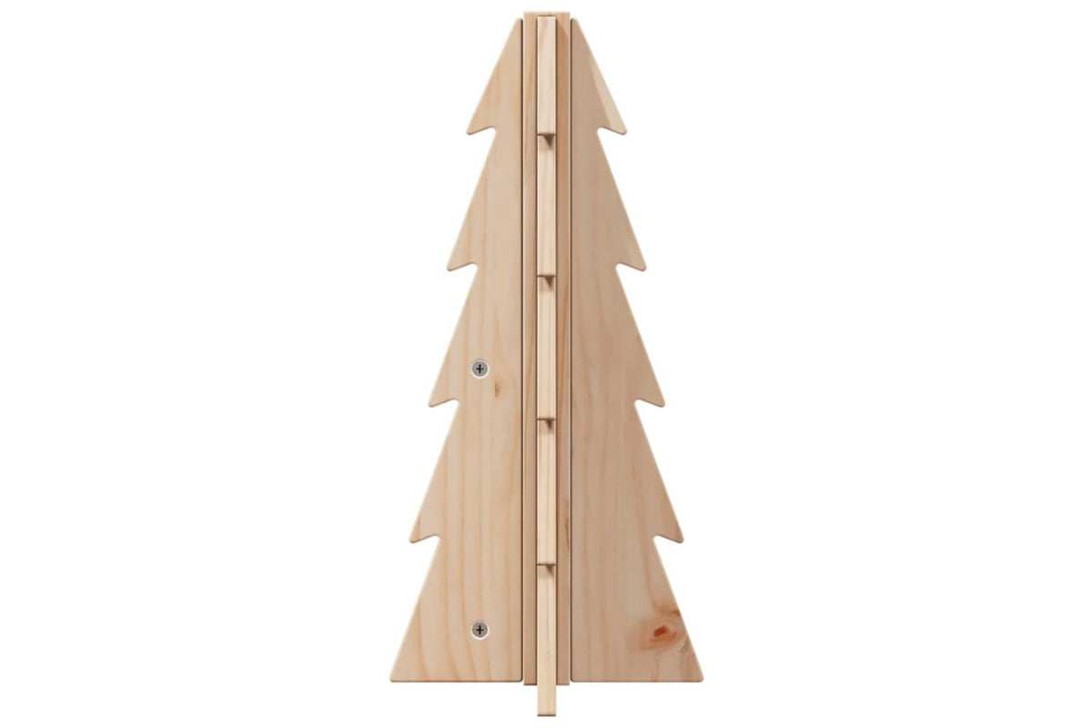 Vidaxl Wooden Christmas Tree For Decoration 49 Cm Solid Wood Pine-3