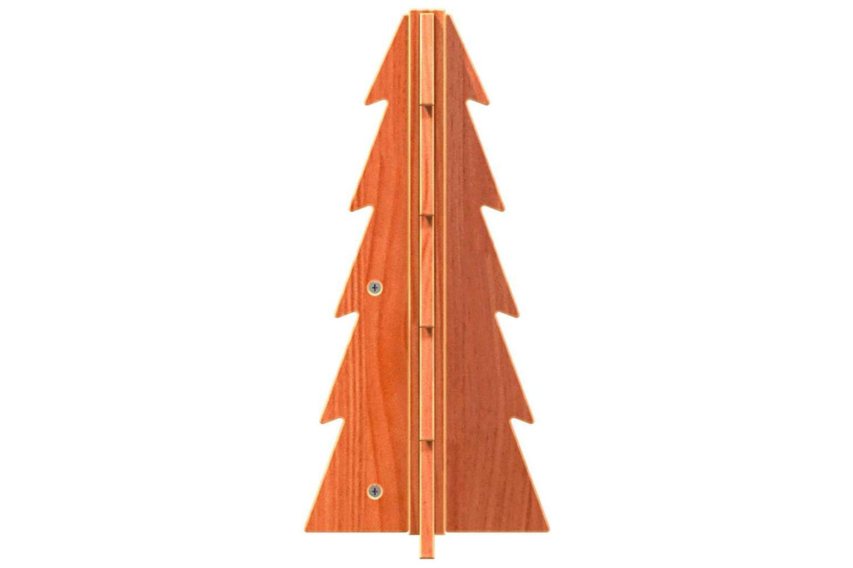Vidaxl Wooden Christmas Tree For Decoration Wax Brown 49 Cm-3