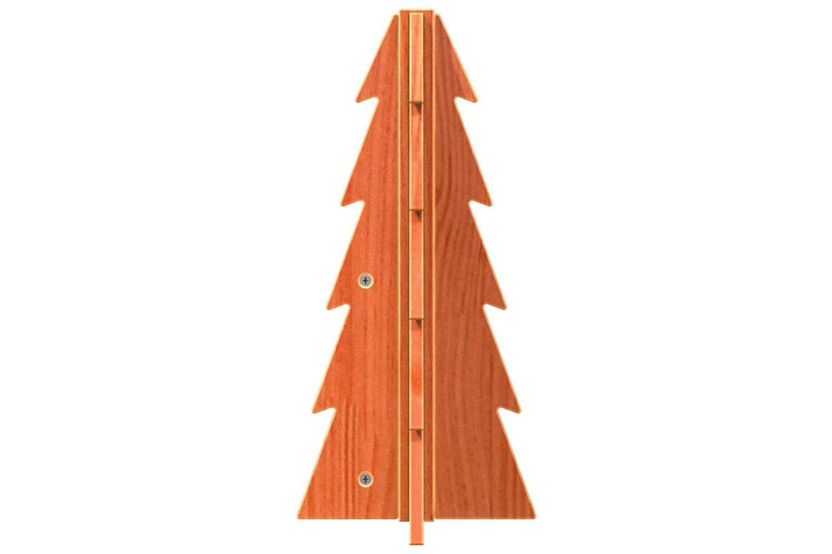 Vidaxl Wooden Christmas Tree For Decoration Wax Brown 49 Cm-4