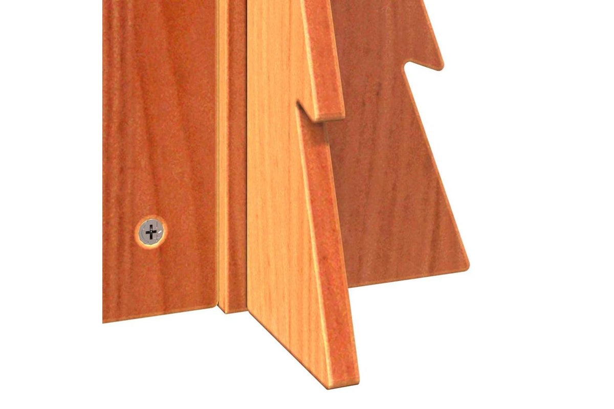 Vidaxl Wooden Christmas Tree For Decoration Wax Brown 49 Cm-6