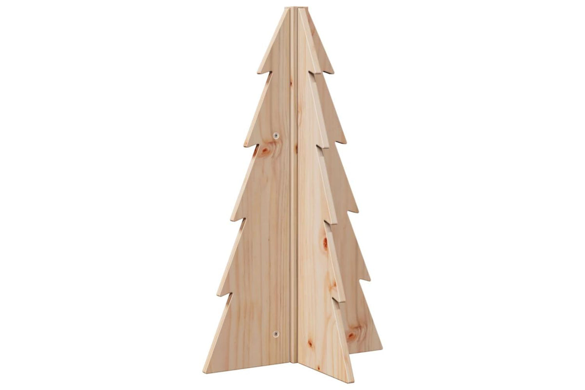 Vidaxl Wooden Christmas Tree For Decoration 695 Cm Solid Wood Pine