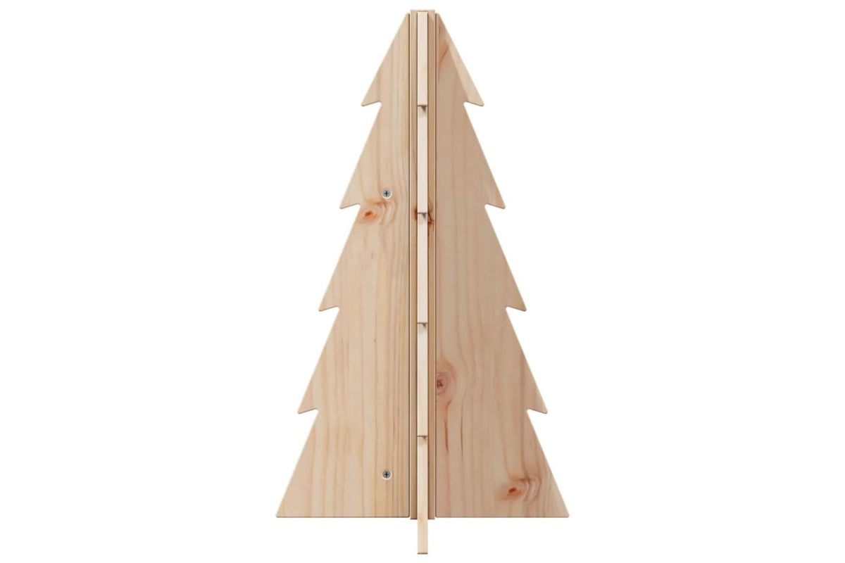 Vidaxl Wooden Christmas Tree For Decoration 695 Cm Solid Wood Pine-3