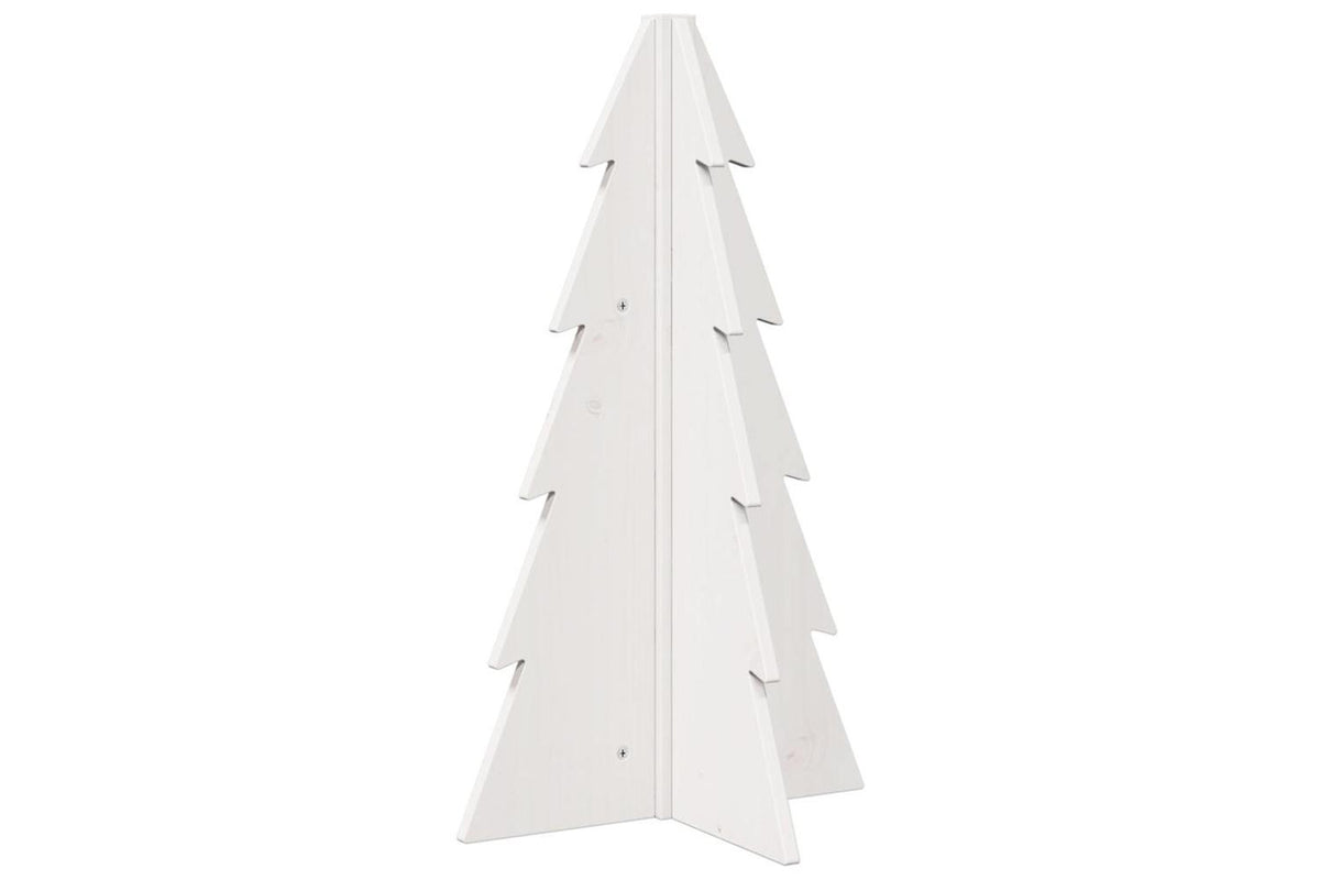 Vidaxl Wooden Christmas Tree For Decoration White 695 Cm-2