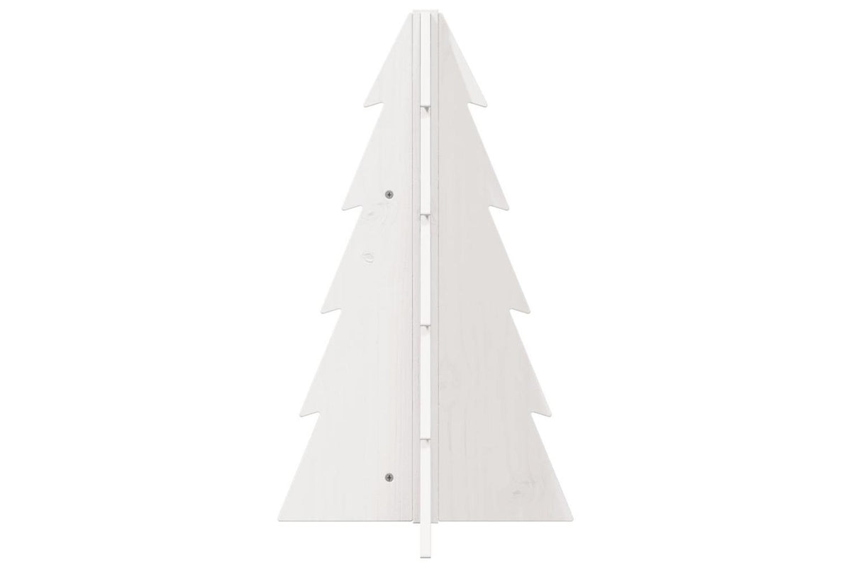 Vidaxl Wooden Christmas Tree For Decoration White 695 Cm-3