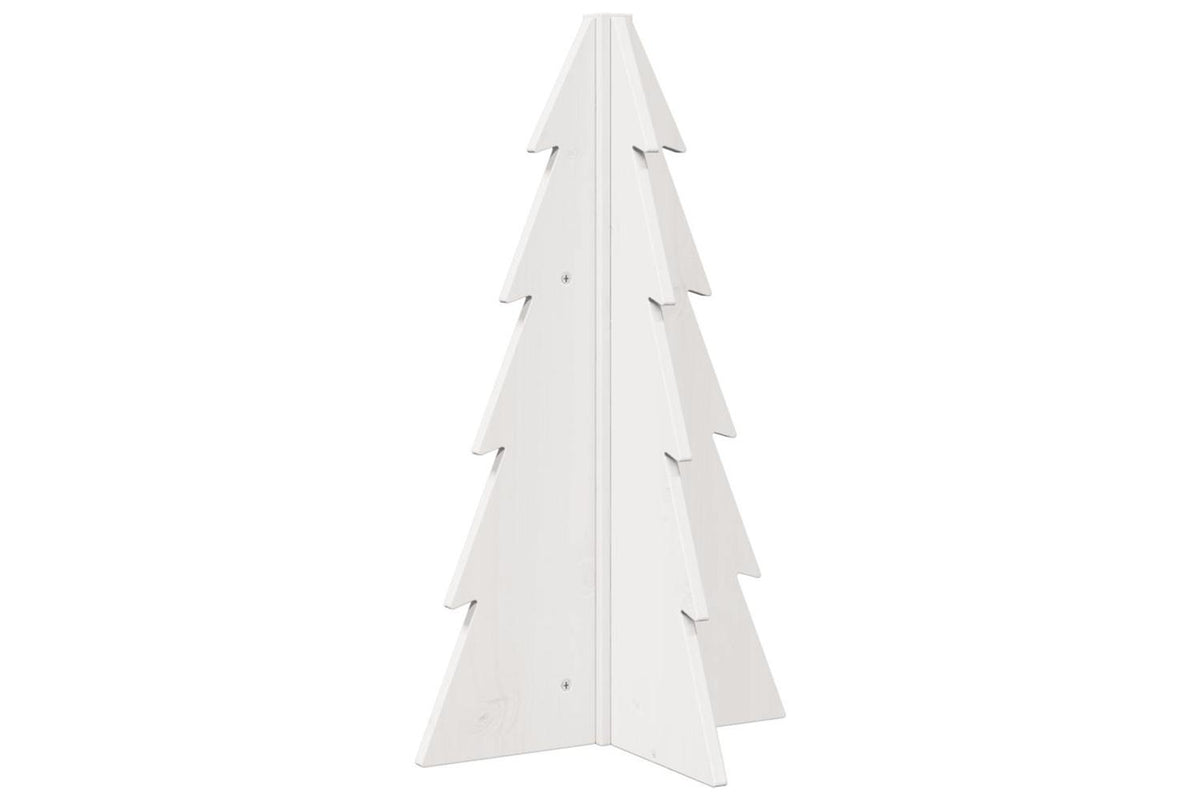 Vidaxl Wooden Christmas Tree For Decoration White 695 Cm-5