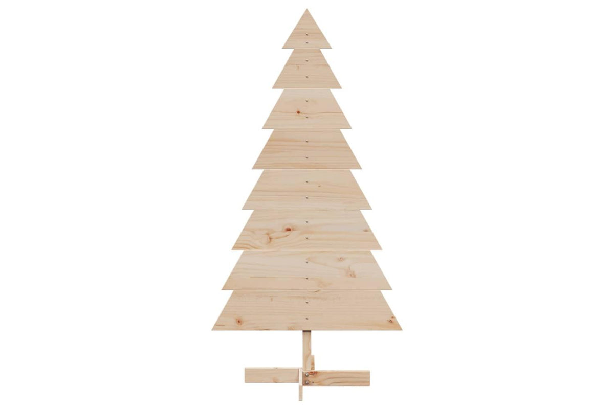 Vidaxl Wooden Christmas Tree For Decoration 150 Cm Solid Wood Pine-3