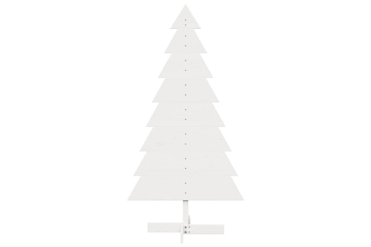 Vidaxl Wooden Christmas Tree For Decoration White 150 Cm-3