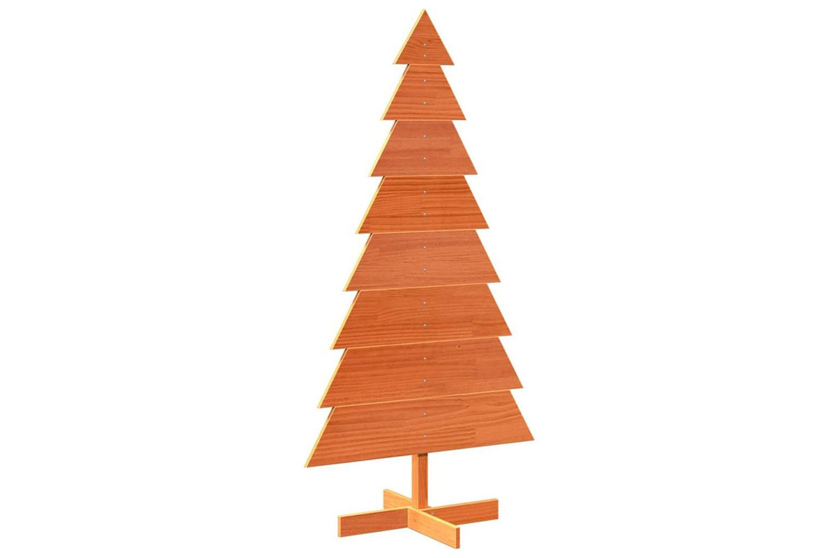 Vidaxl Wooden Christmas Tree For Decoration Wax Brown 150 Cm-2