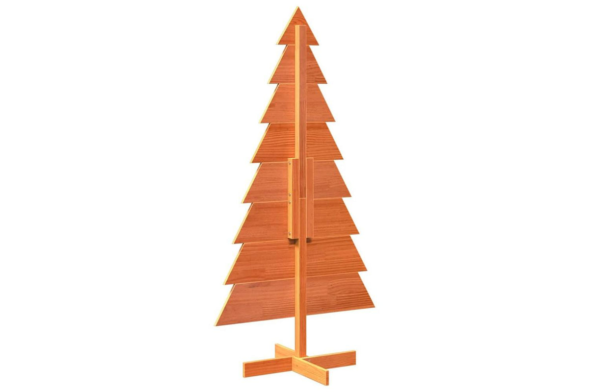 Vidaxl Wooden Christmas Tree For Decoration Wax Brown 150 Cm-5