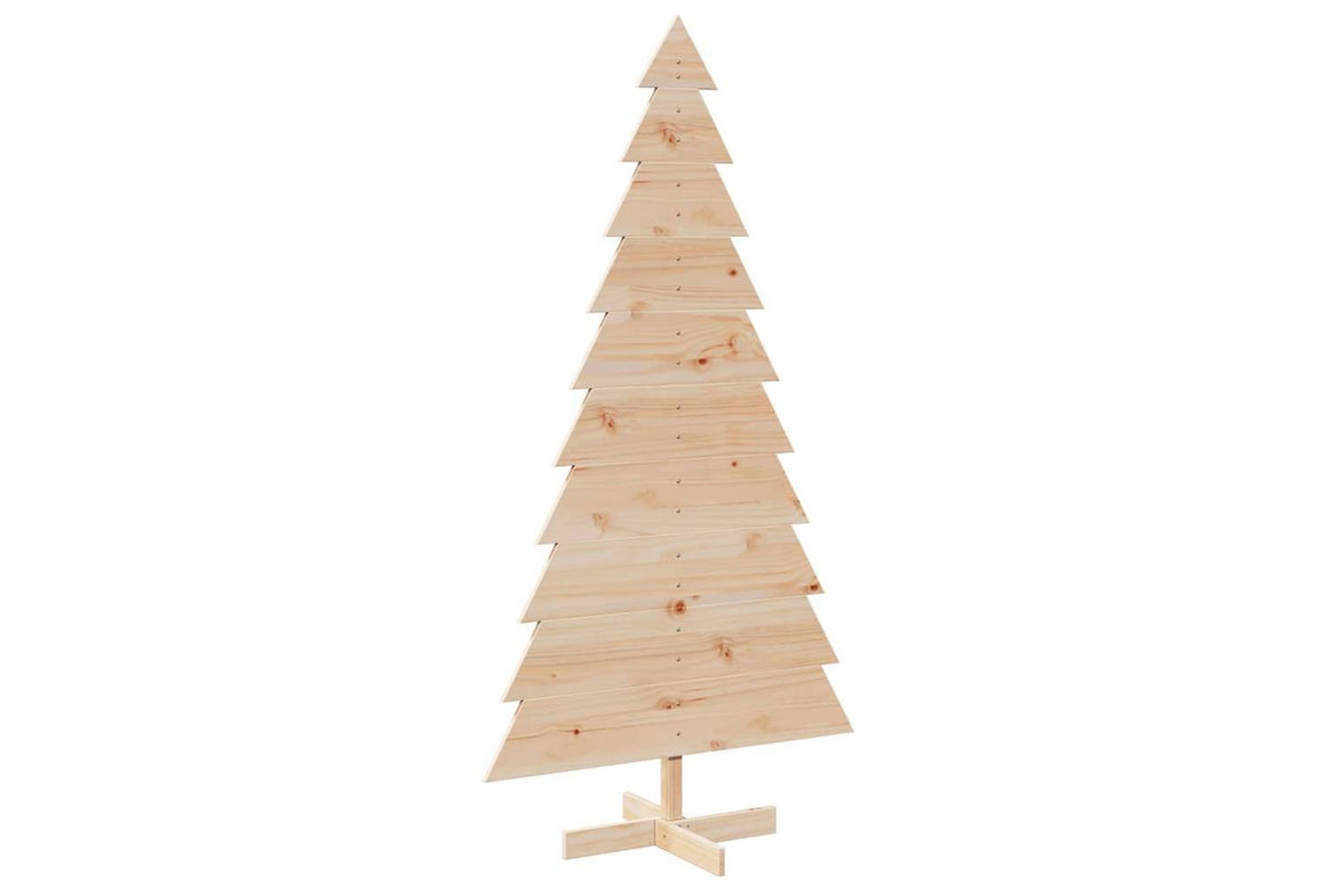 Vidaxl Wooden Christmas Tree For Decoration 180 Cm Solid Wood Pine