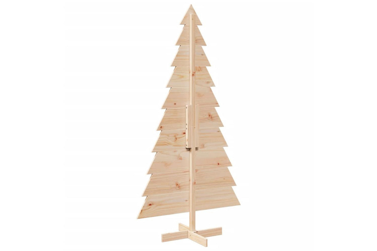 Vidaxl Wooden Christmas Tree For Decoration 180 Cm Solid Wood Pine-5
