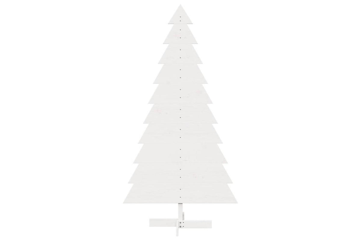 Vidaxl Wooden Christmas Tree For Decoration White 180 Cm-3