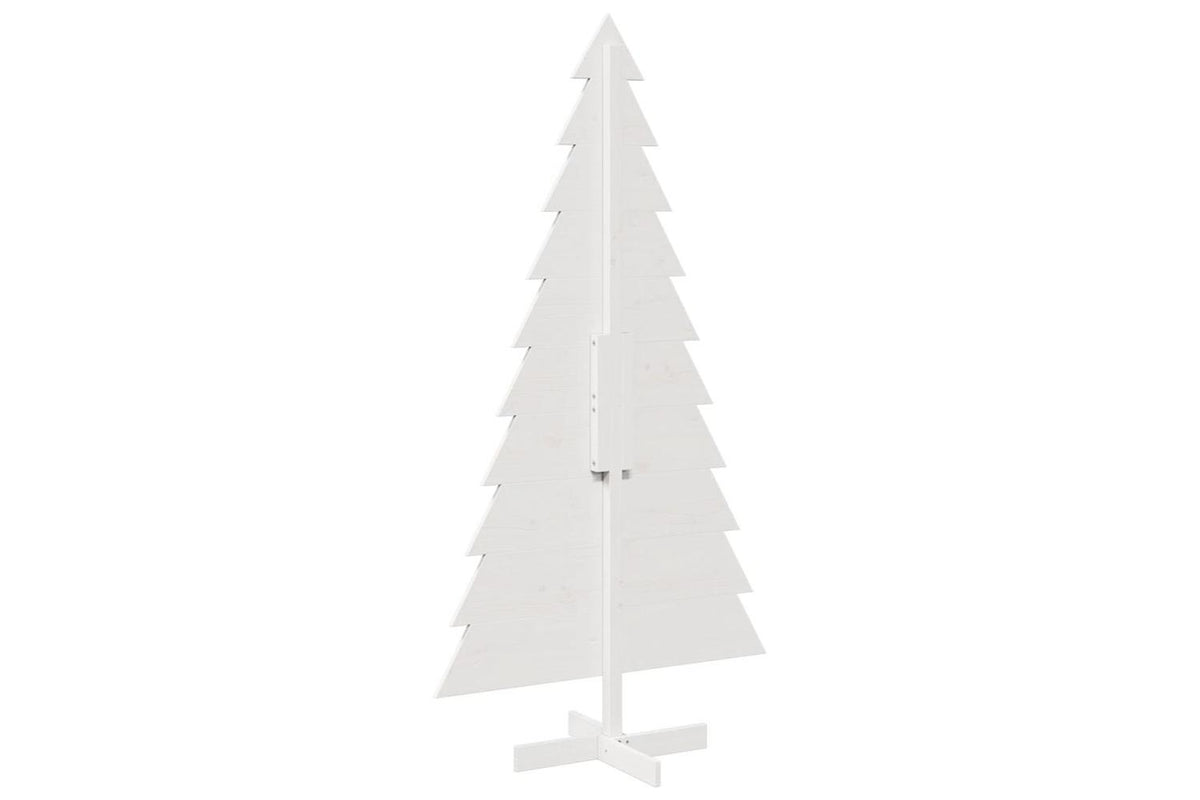 Vidaxl Wooden Christmas Tree For Decoration White 180 Cm-5
