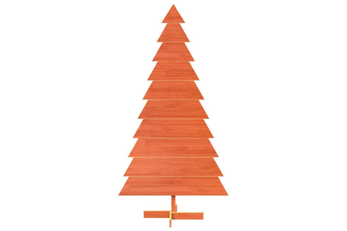 Vidaxl Wooden Christmas Tree For Decoration Wax Brown 180 Cm-3