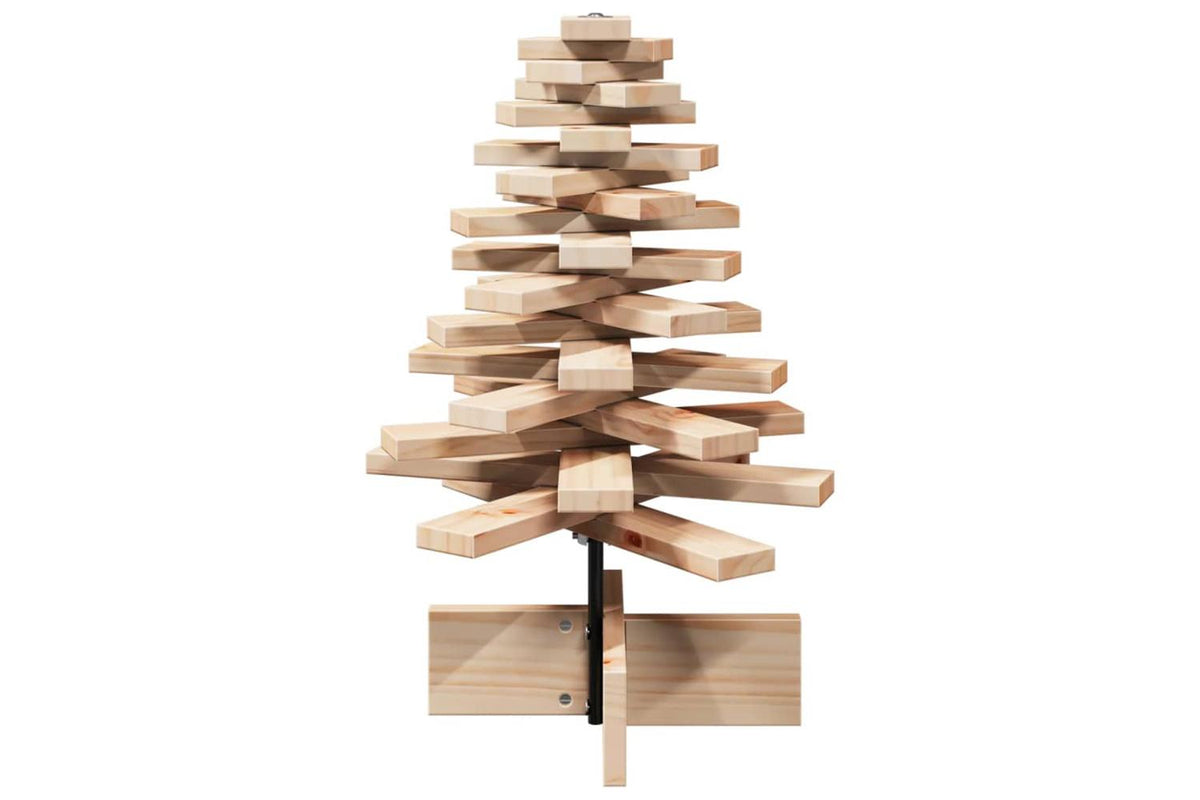 Vidaxl Wooden Christmas Tree For Decoration 60 Cm Solid Wood Pine-4