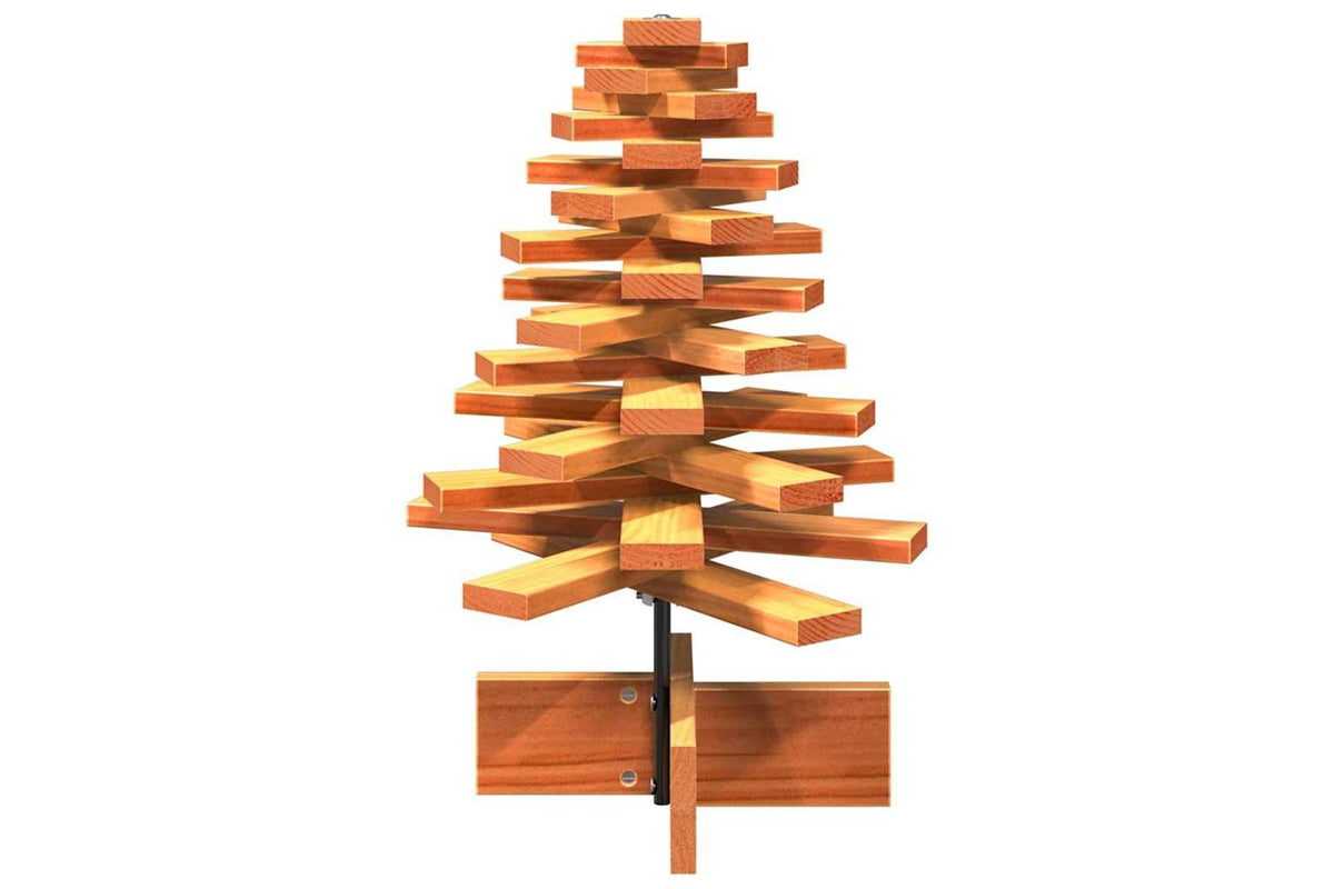 Vidaxl Wooden Christmas Tree For Decoration Wax Brown 60 Cm-4