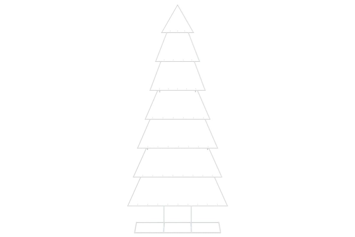 Vidaxl Metal Christmas Tree With Classic Stand Kuopio 210 Cm Steel-4