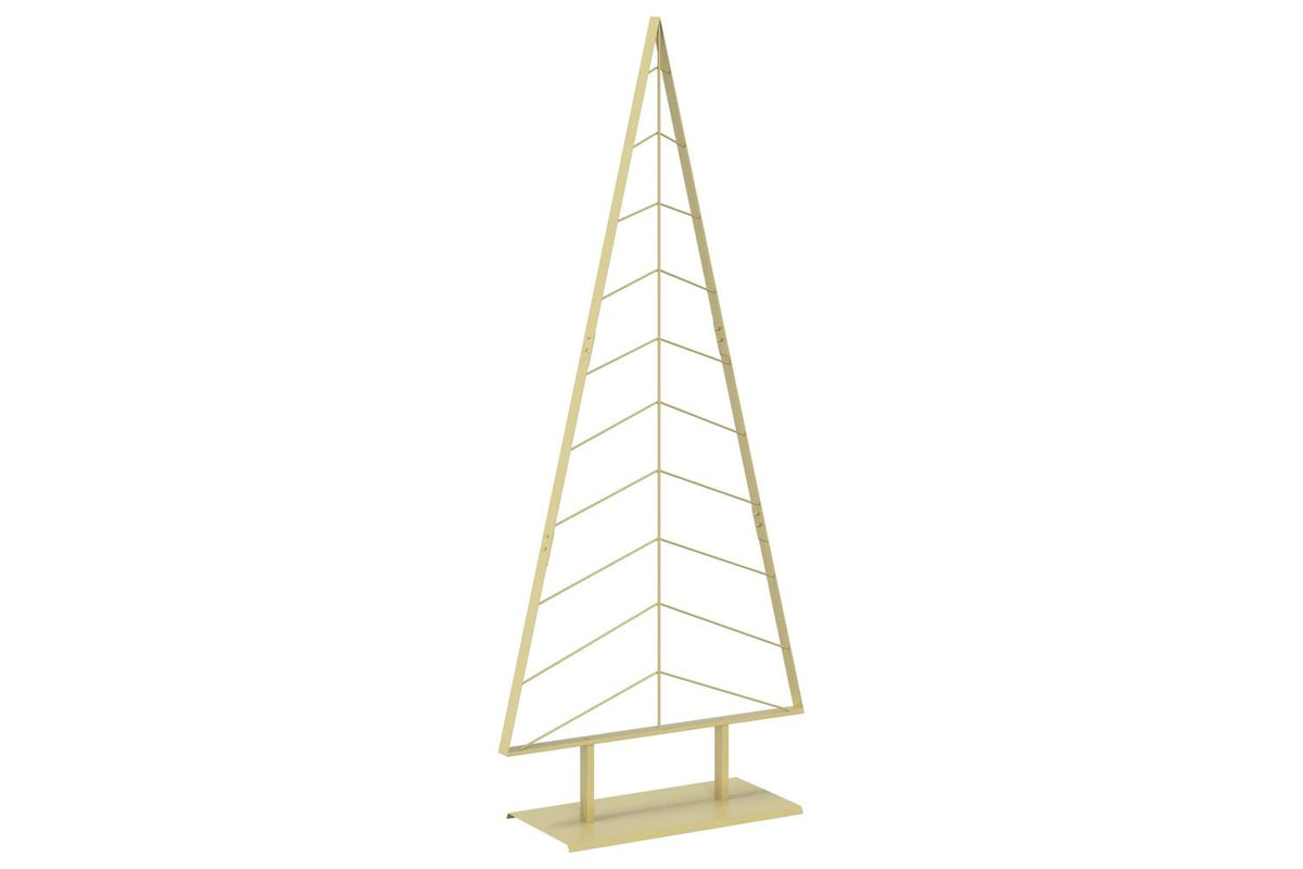 Vidaxl Metal Christmas Tree With Triangle Stand Kuopio 210 Cm Steel-2