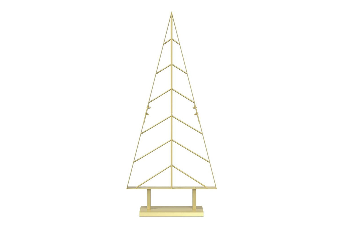Vidaxl Metal Christmas Tree With Triangle Stand Kuopio 90 Cm Steel-4