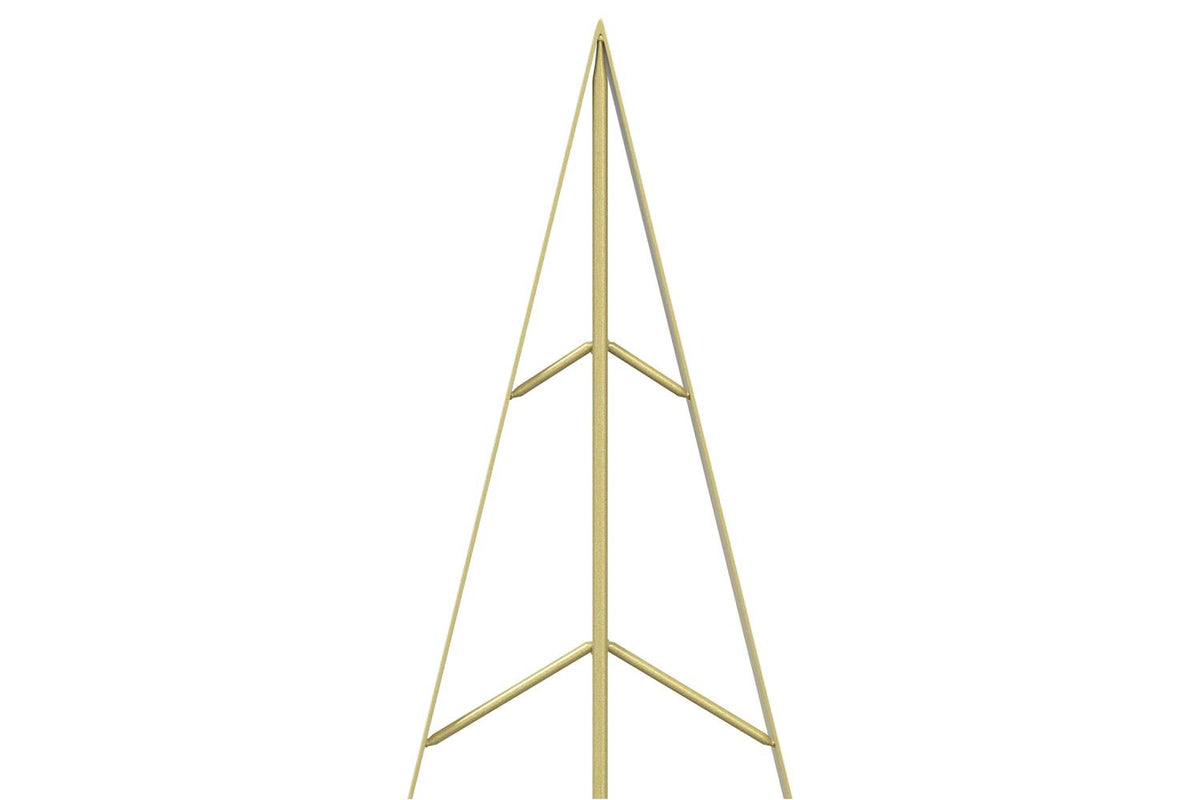 Vidaxl Metal Christmas Tree With Triangle Stand Kuopio 90 Cm Steel-5