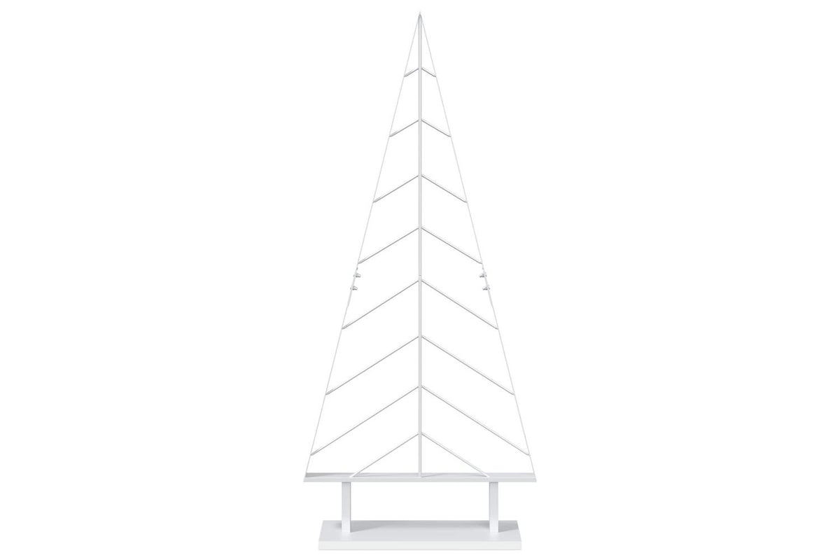 Vidaxl Metal Christmas Tree With Triangle Stand Kuopio 125 Cm Steel-4