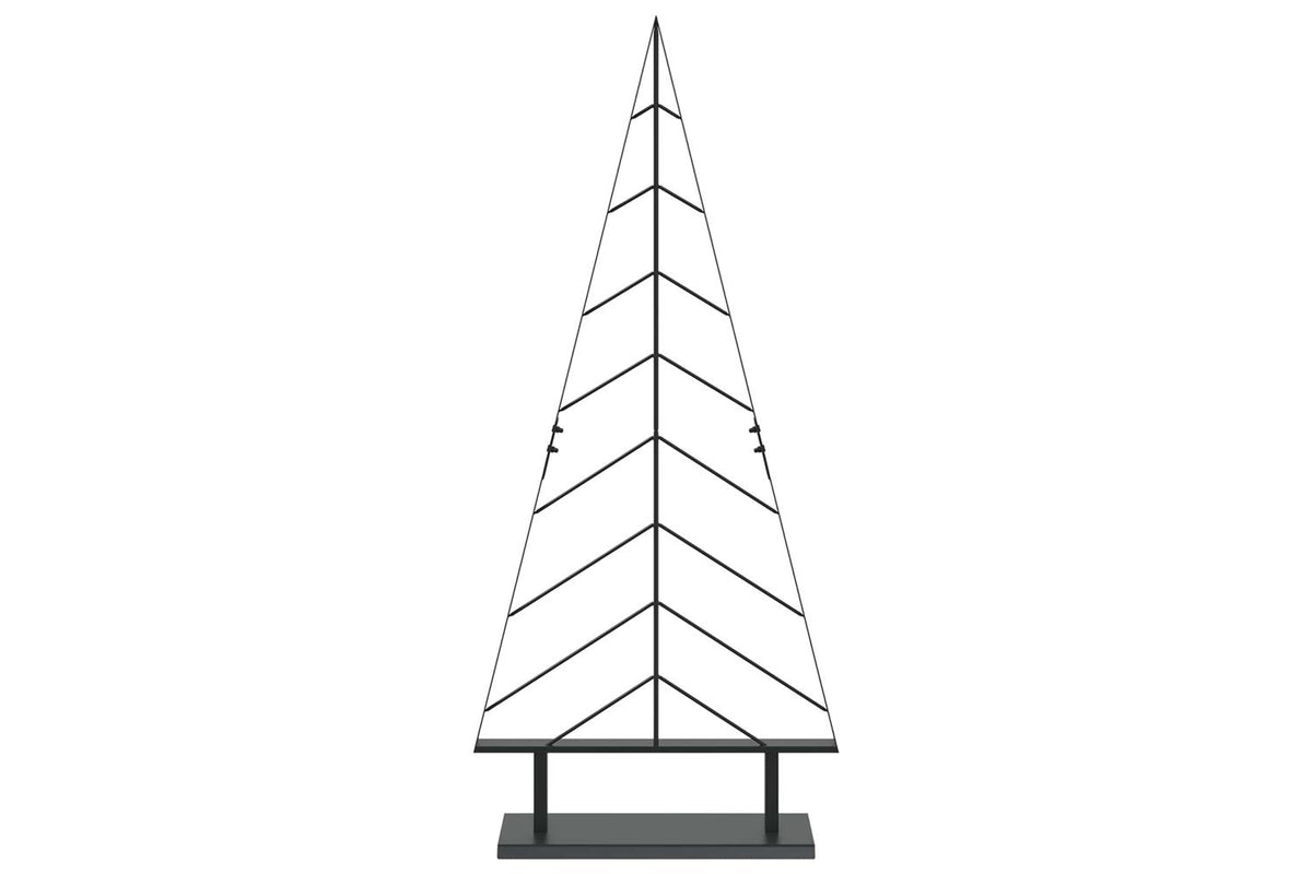 Vidaxl Metal Christmas Tree With Triangle Stand Kuopio 125 Cm Steel-4