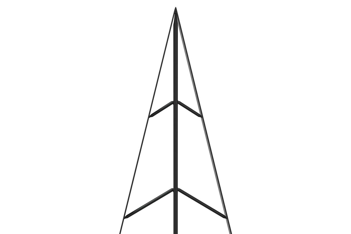Vidaxl Metal Christmas Tree With Triangle Stand Kuopio 125 Cm Steel-5