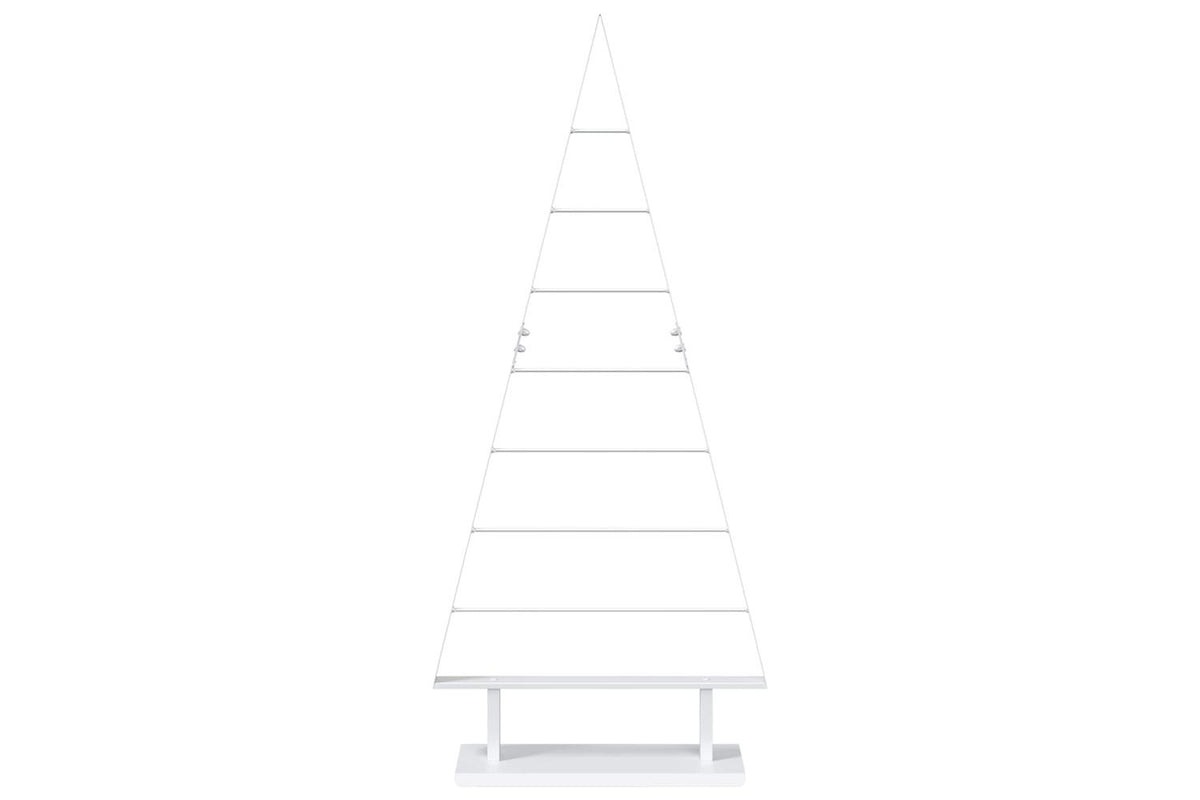 Vidaxl Metal Christmas Tree With Triangle Stand Kuopio 125 Cm Steel-4
