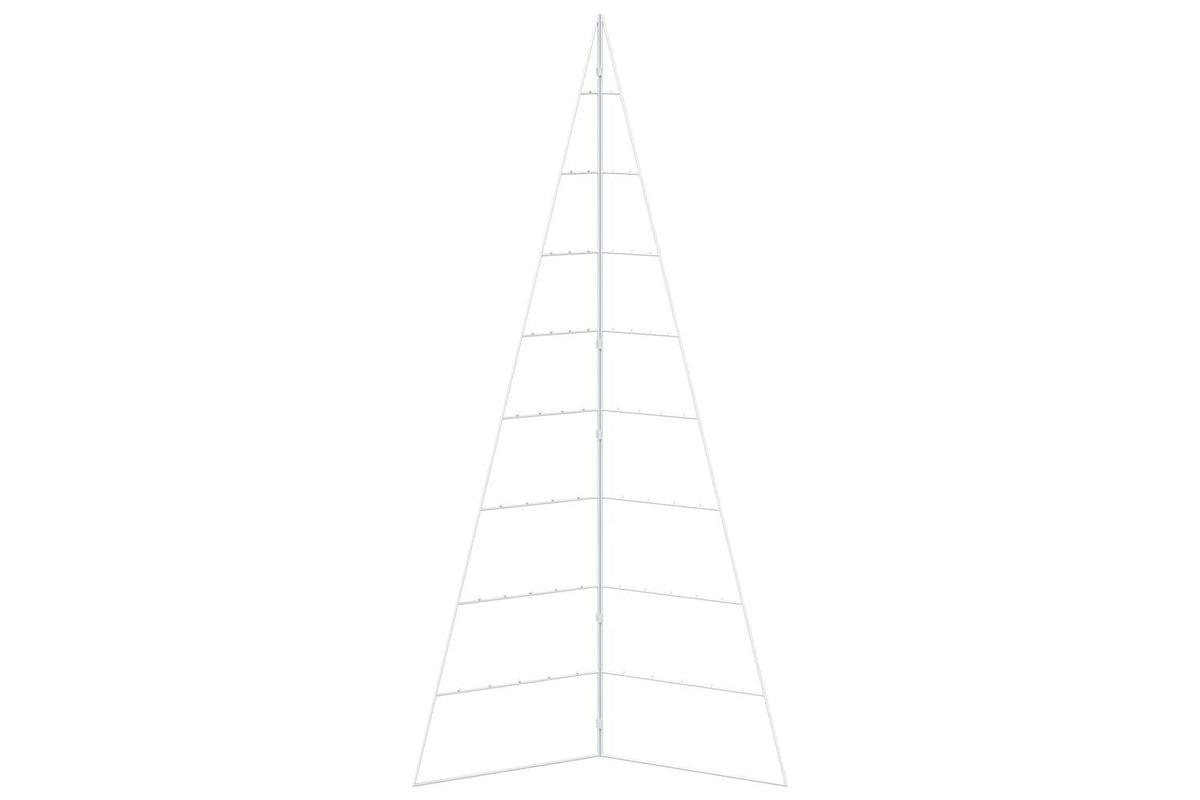 Vidaxl Metal Christmas Tree With Folding Stand Kuopio 210 Cm Steel-4